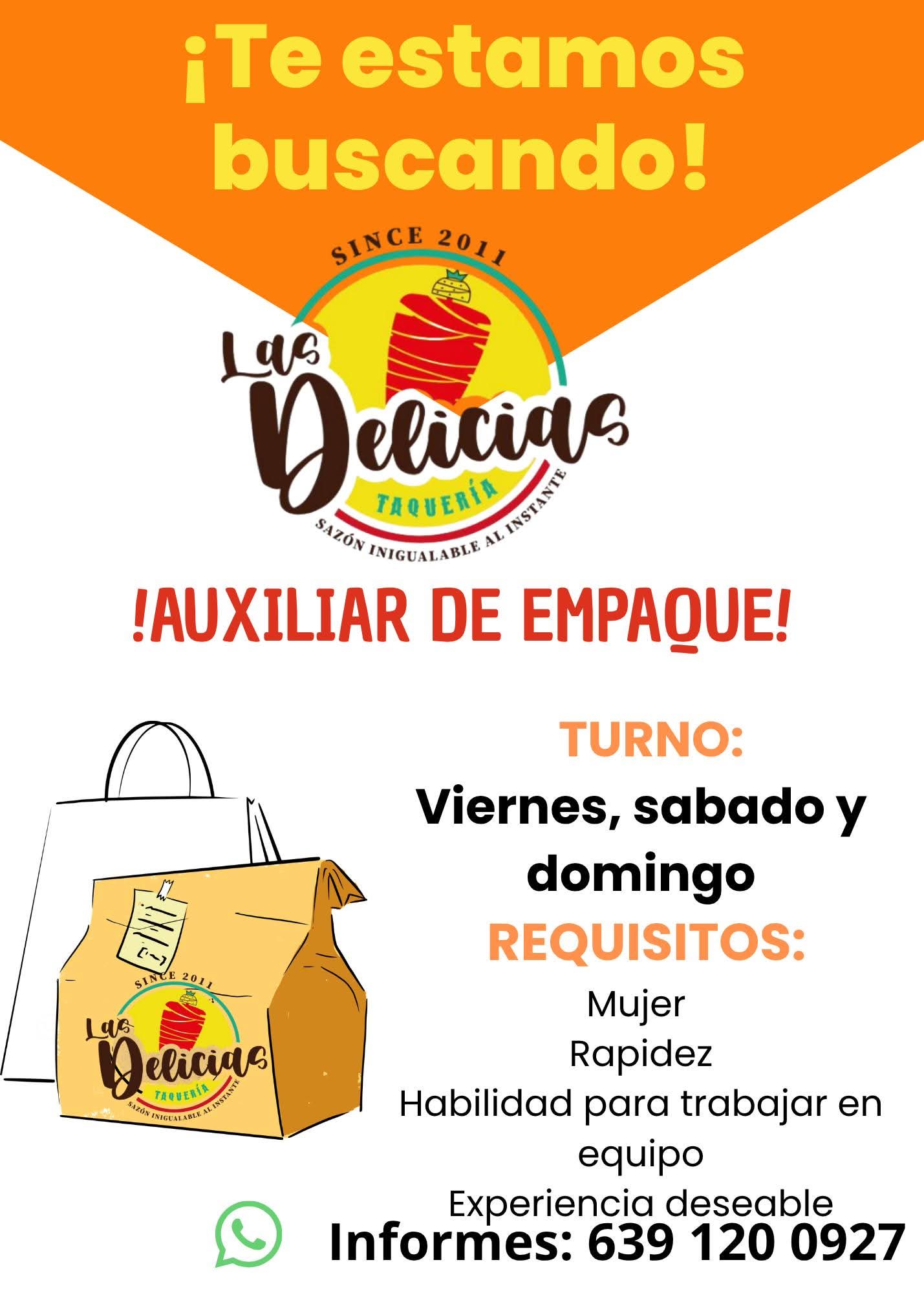 Auxiliar de empaque