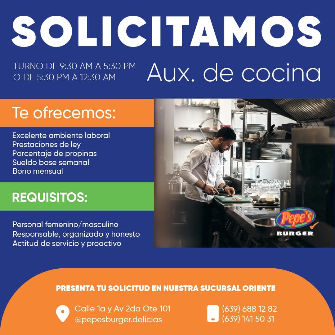 Auxiliar de cocina