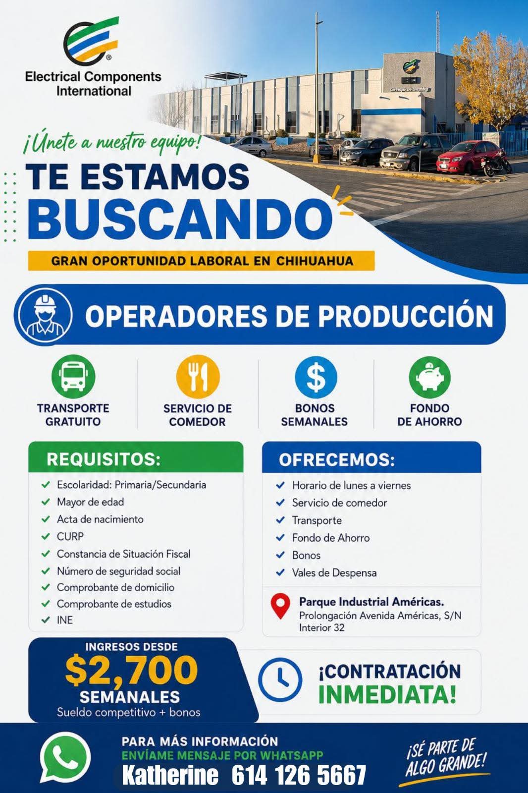 Operadores de producción