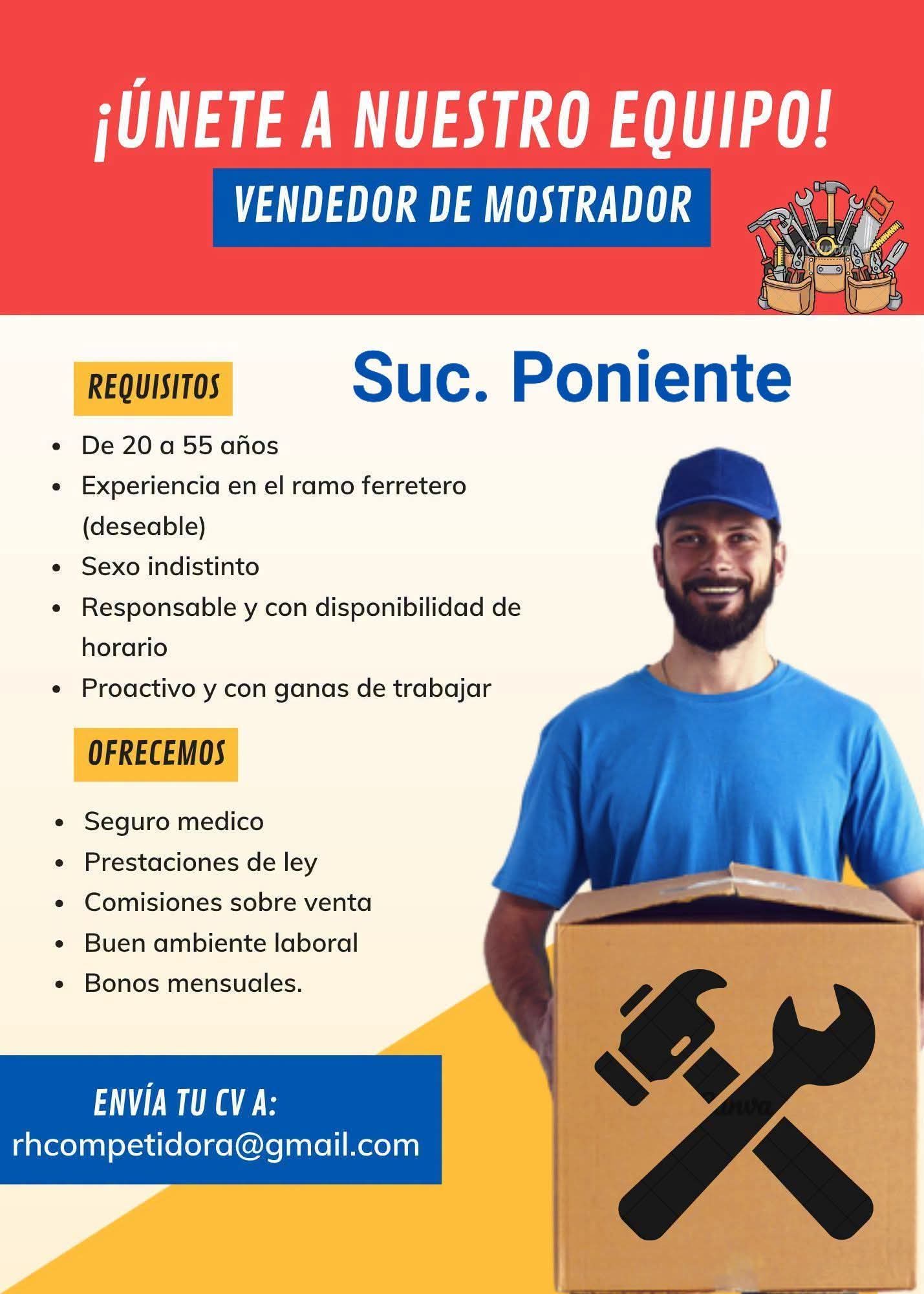 Vendedor de mostrador