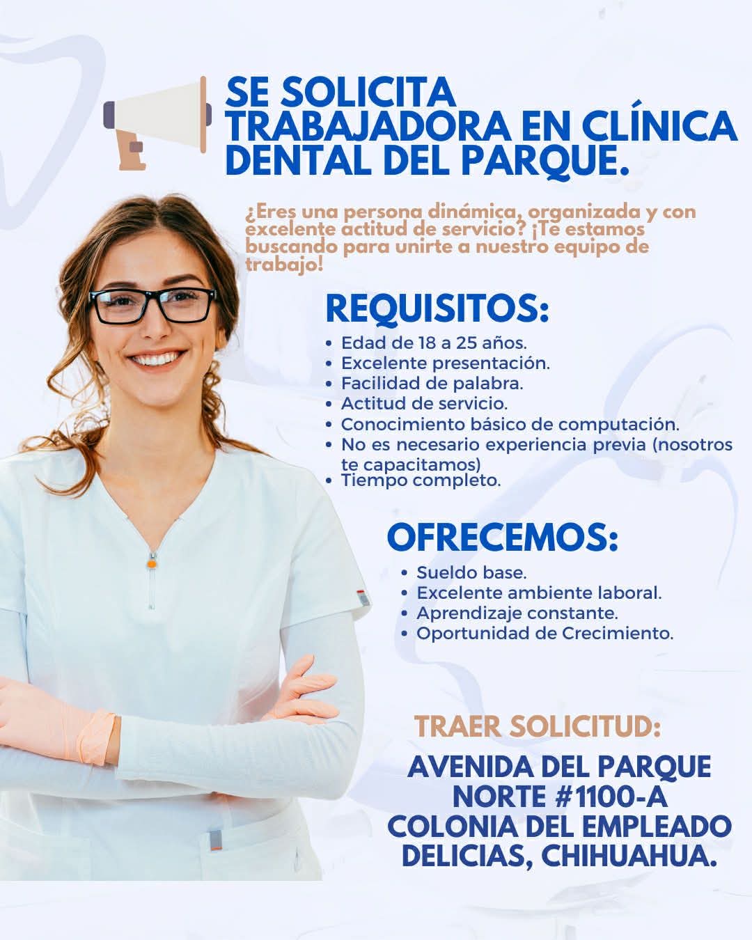 Trabajadora En clinica dental