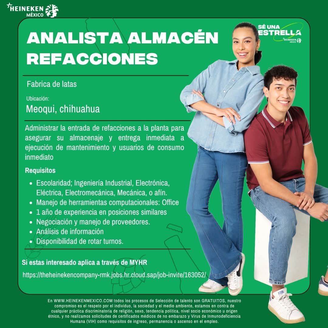 Analista de almacén