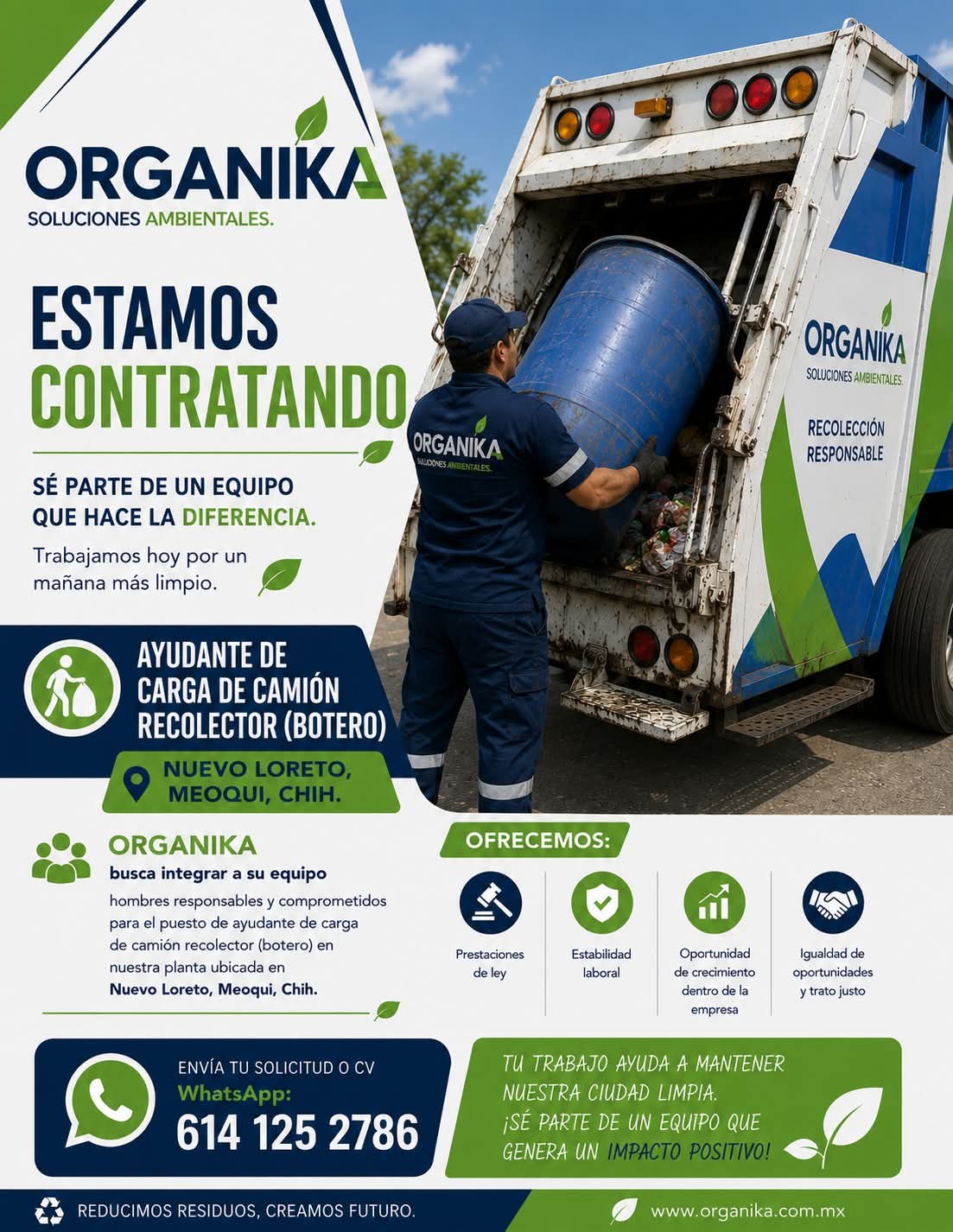 Ayudante de carga de camión