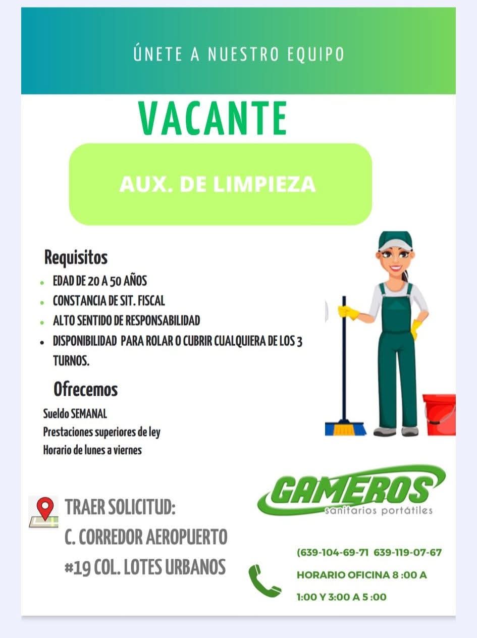Aux de limpieza