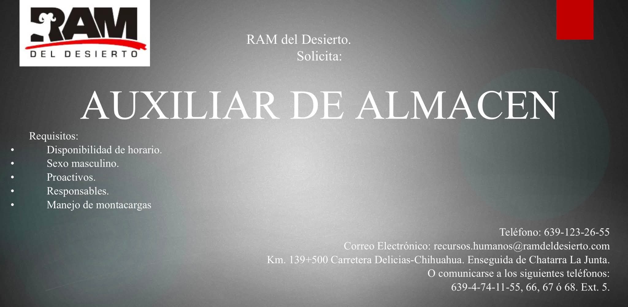 Aux de almacen