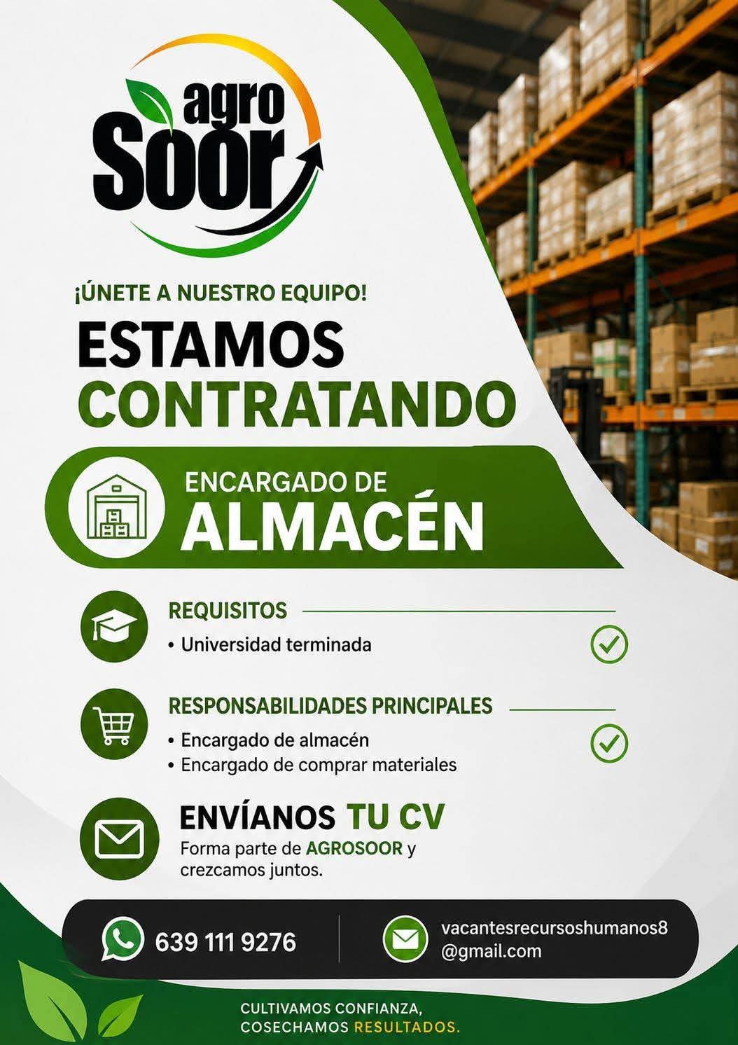Encargado de almacén