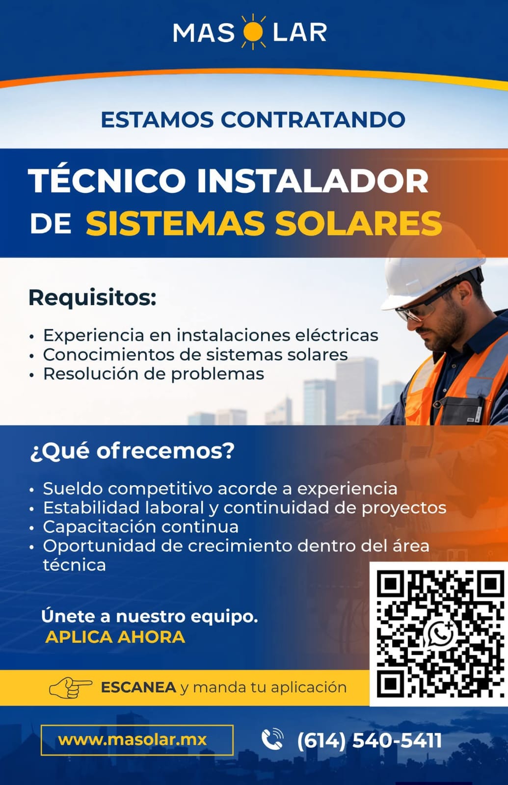 Técnico instalador