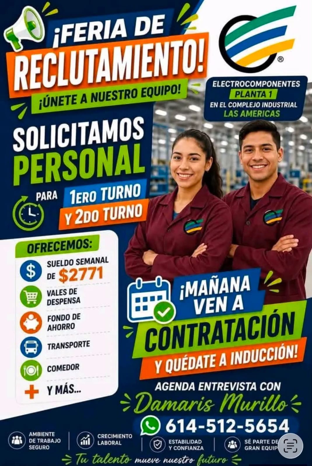 Operadores de producción