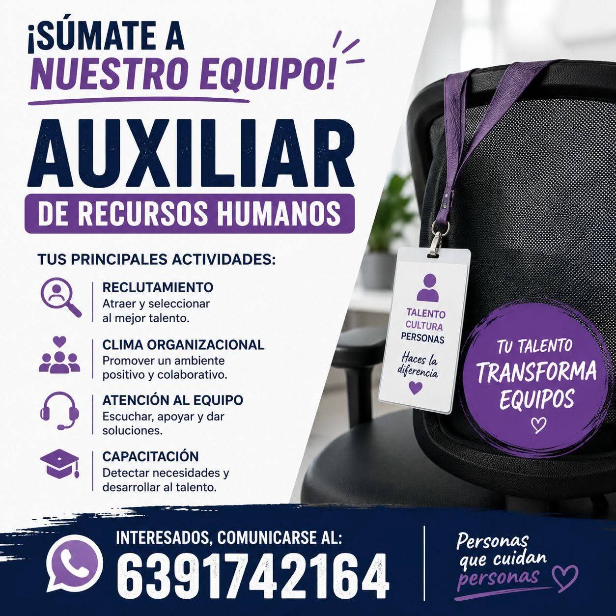 Auxiliar de recursos humanos