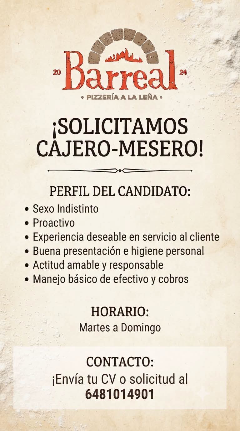 Cajero meseros