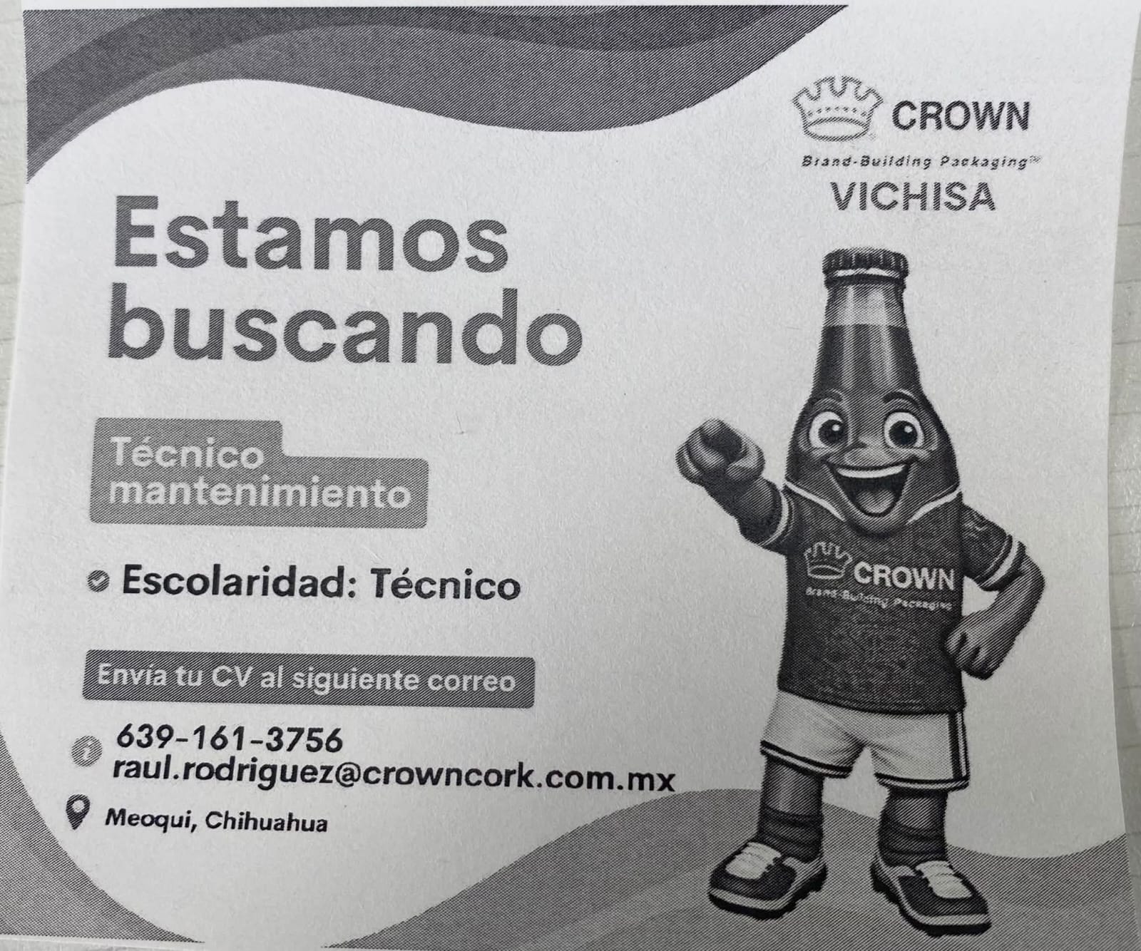 Tecnico de matenimiento