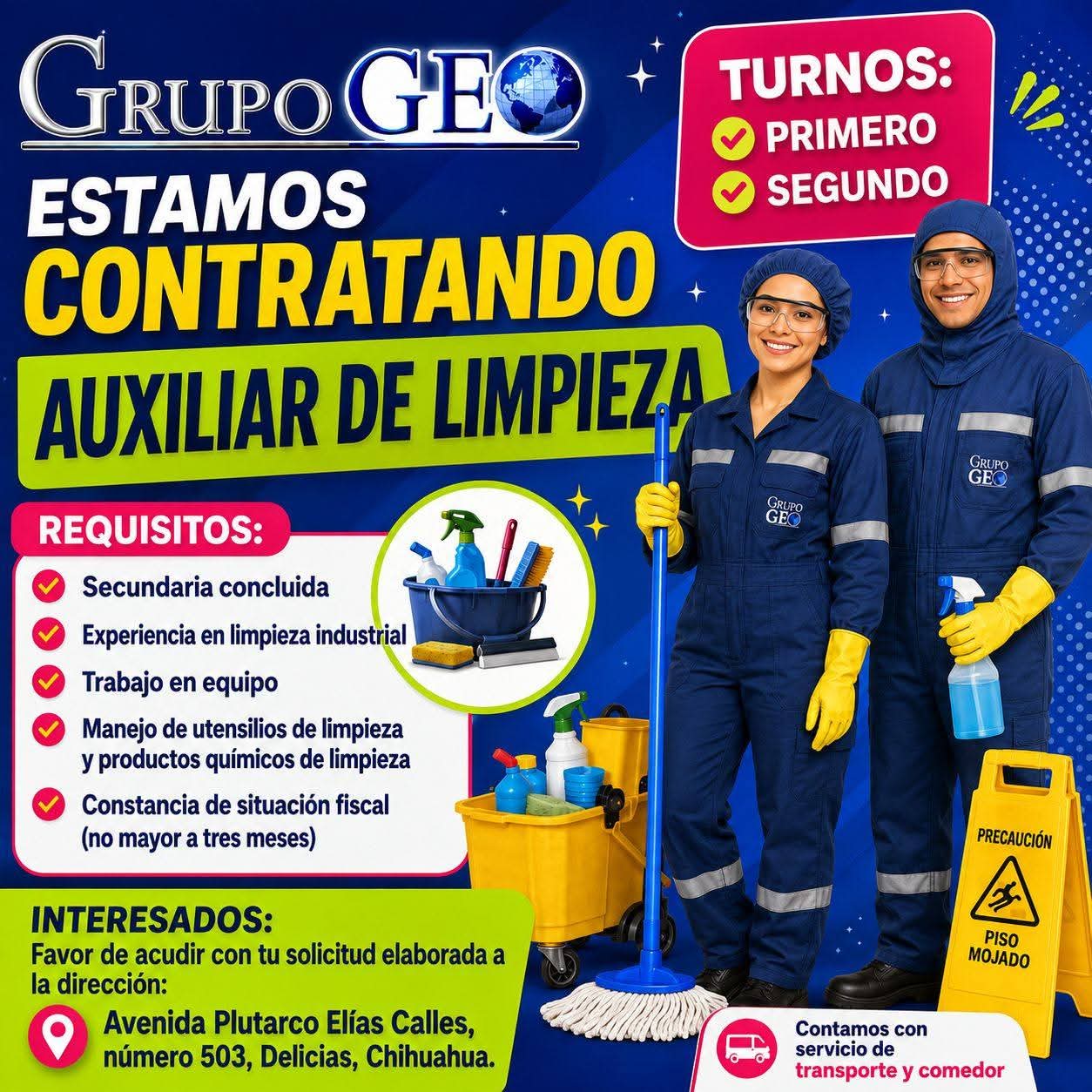 Auxiliar de limpieza