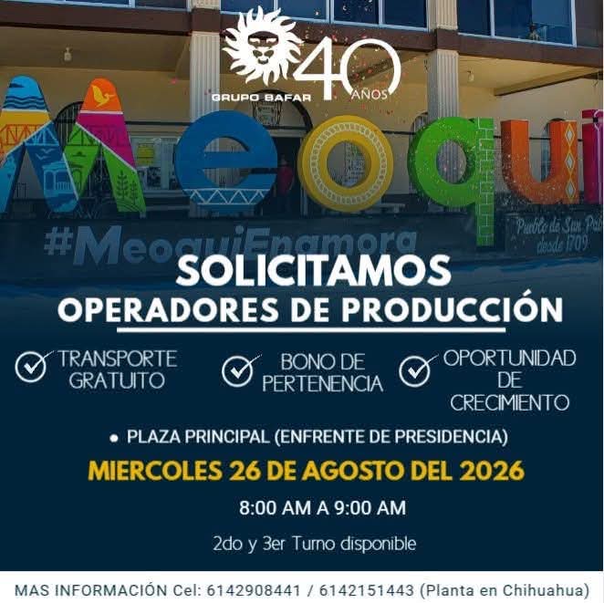 Operadores de producción