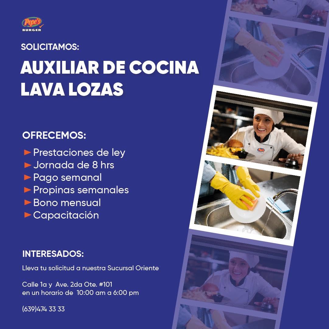 Auxiliar de cocina