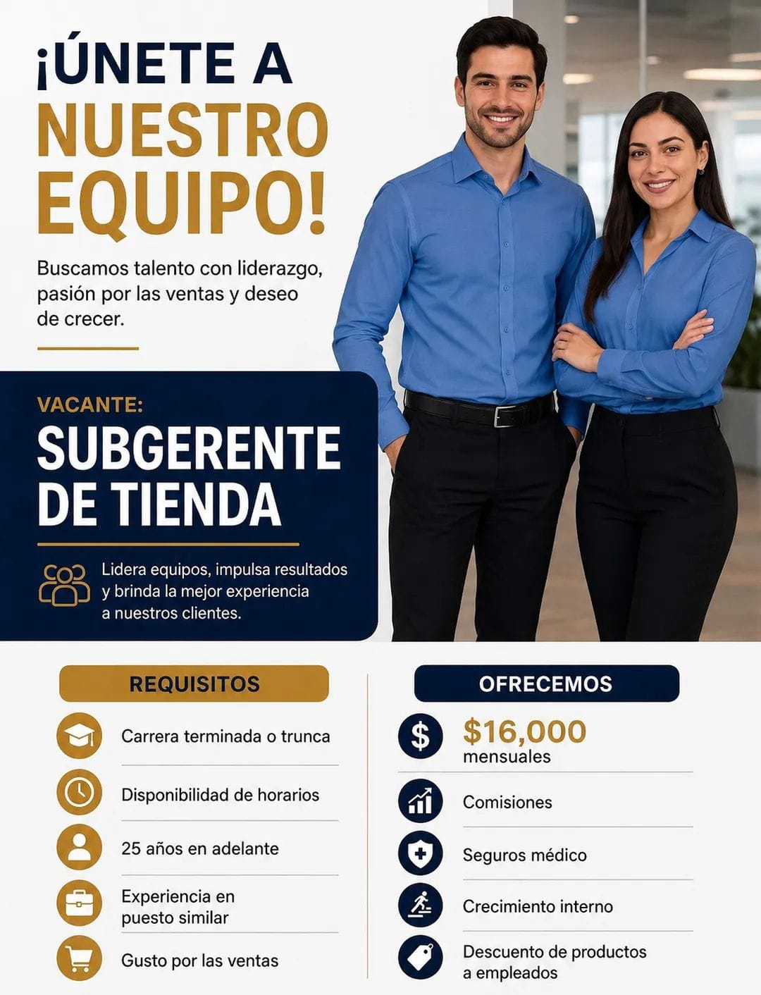 Subgerente de tienda