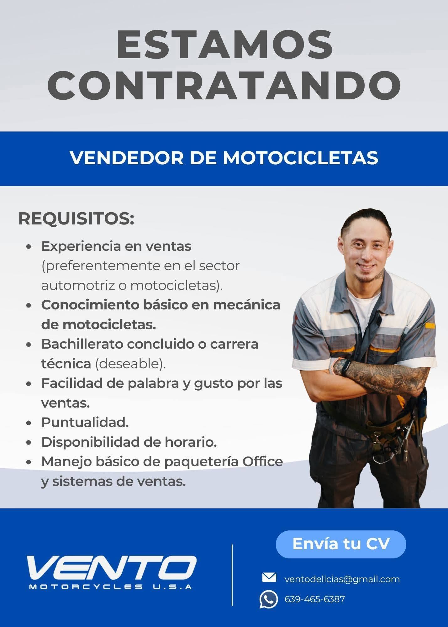 Vendedor de motocicletas
