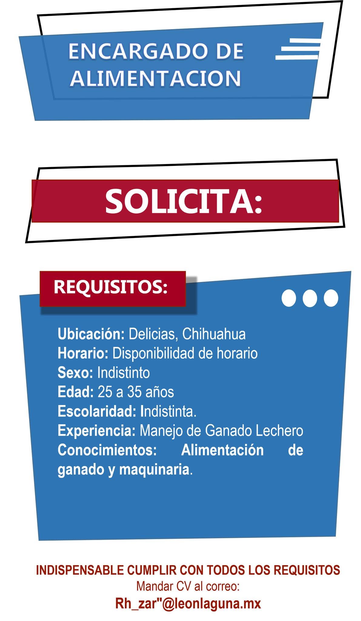 Encargado de alimentacion
