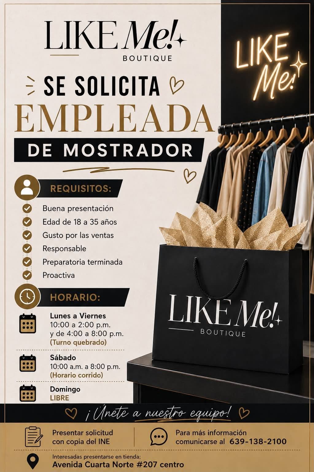 Empleada de mostrador