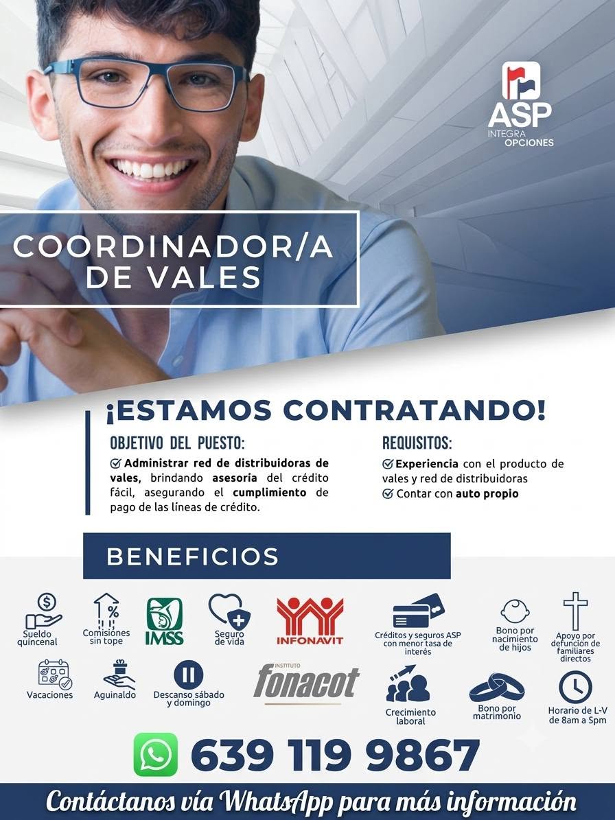 Coordinador de vales