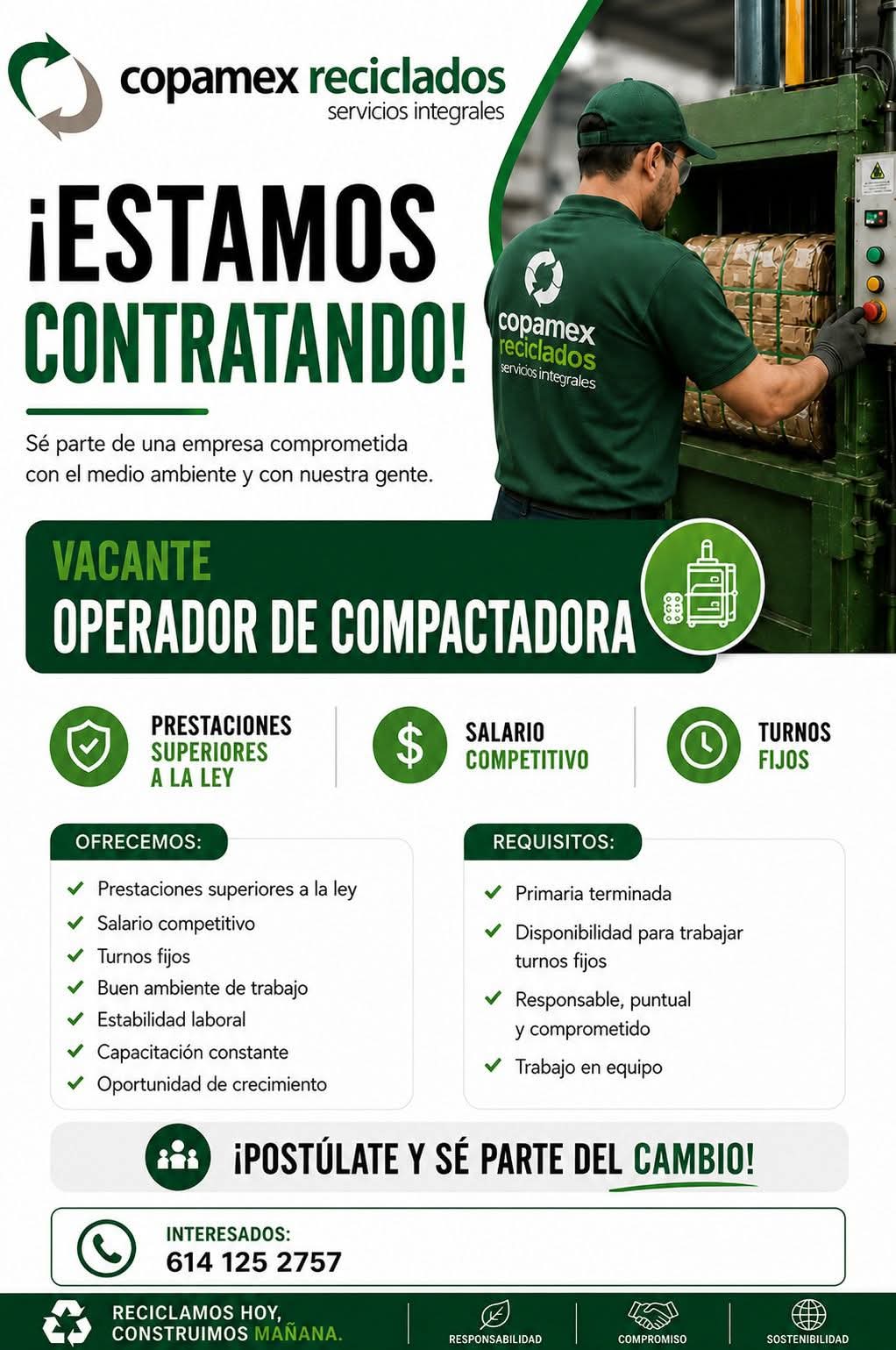 Operador de empacadora