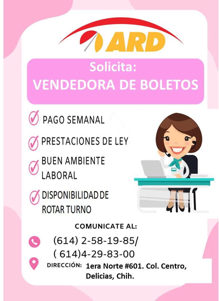 Vendedora de boletos