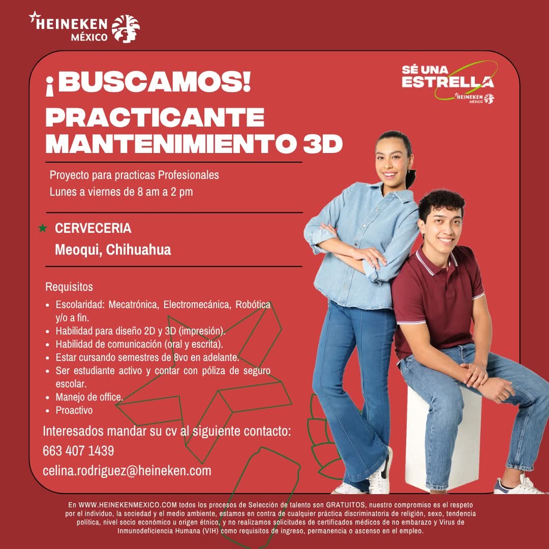 Practicante de mantenimiento