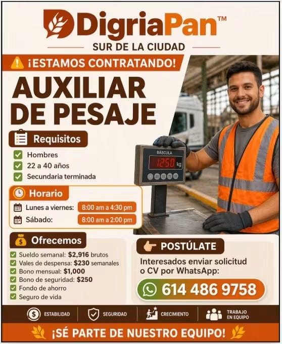 Auxiliar de pesaje