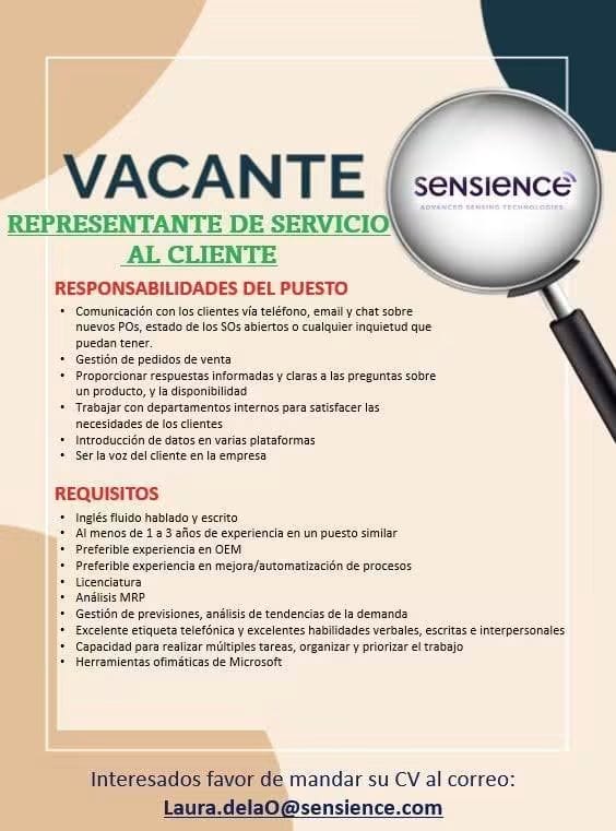 Representante del servicio al cliente