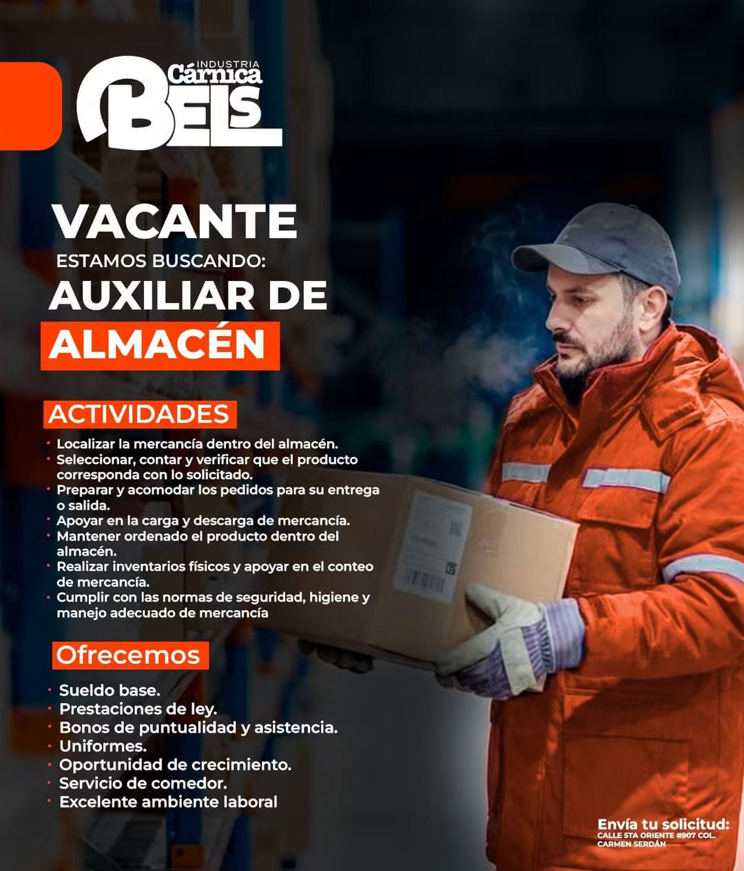 Auxiliar de almacén