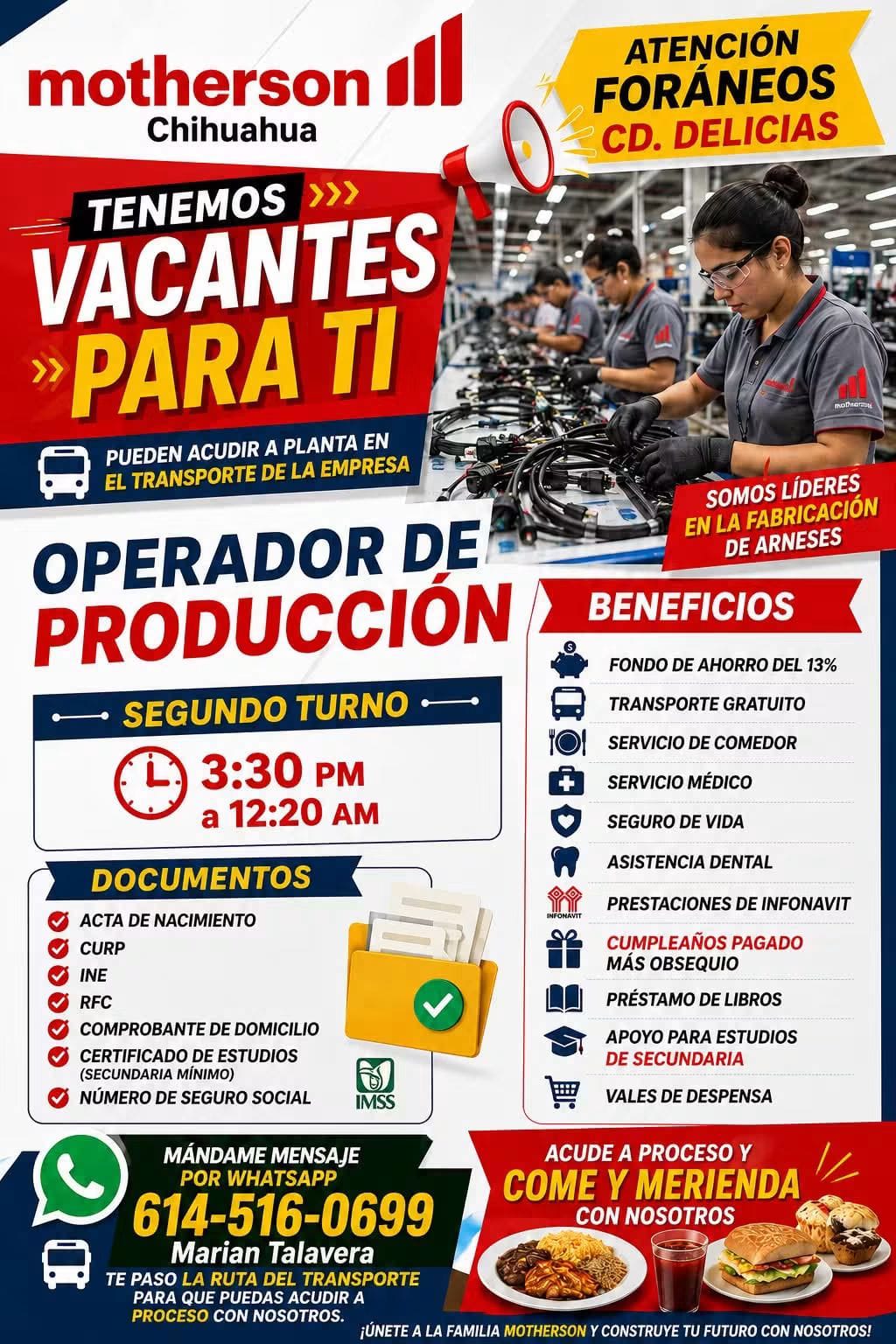 Operadores de producción