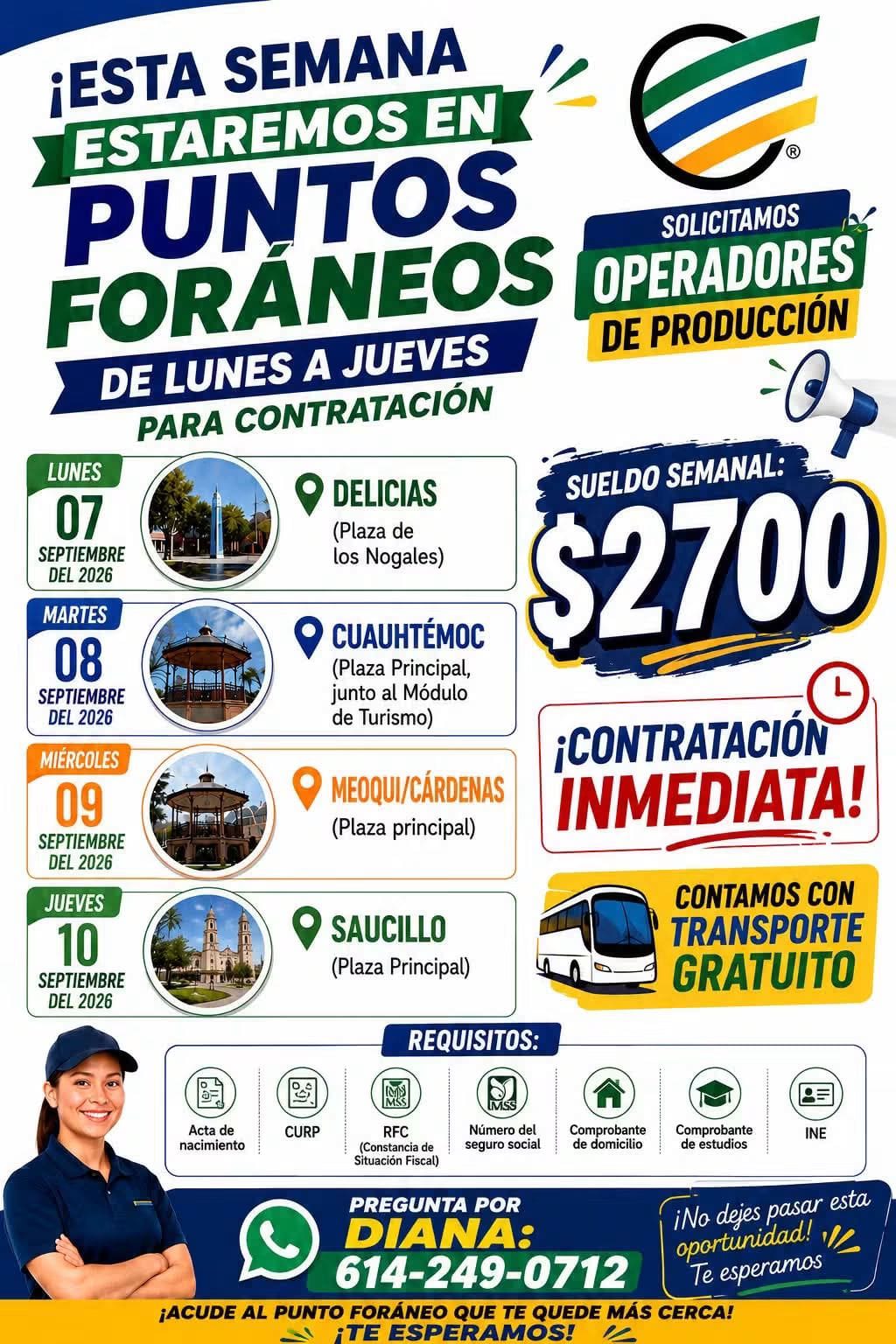 Operadores de producción
