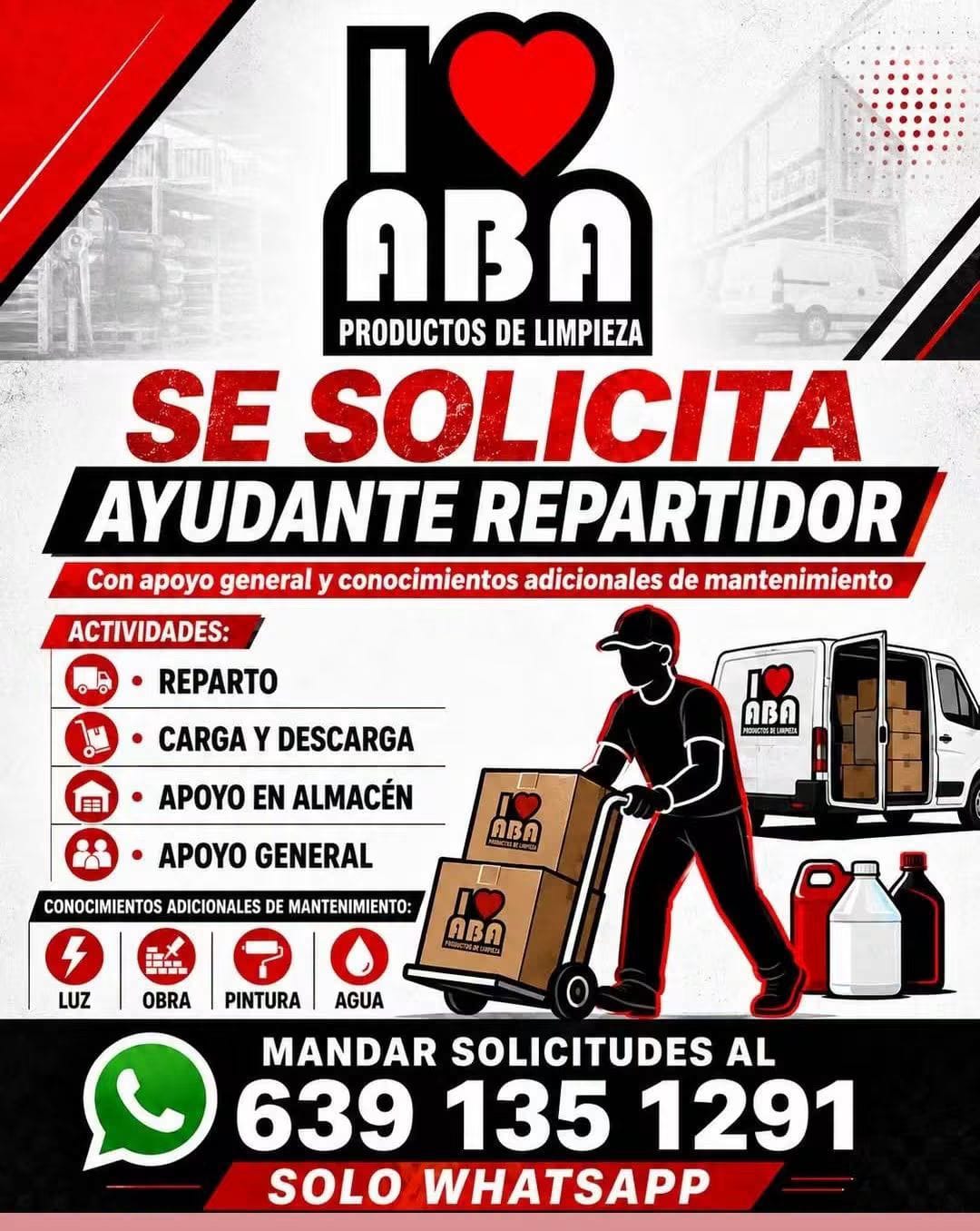 Ayudante repartidor