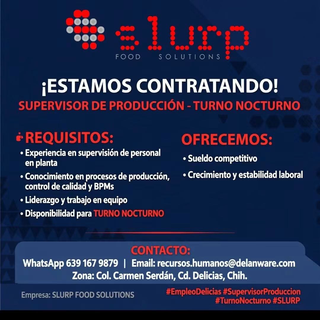 Supervisor de producción