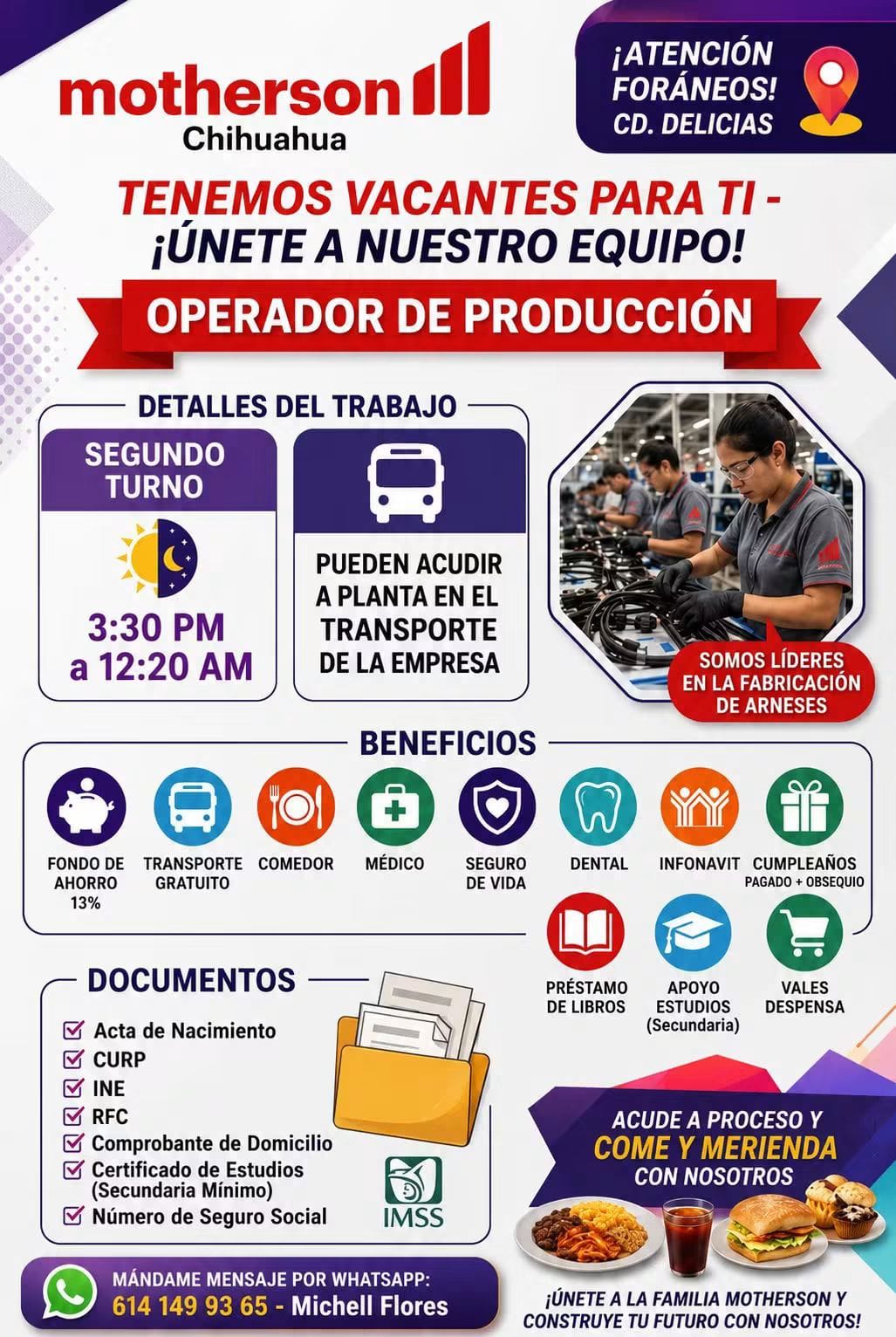 Operadores de producción