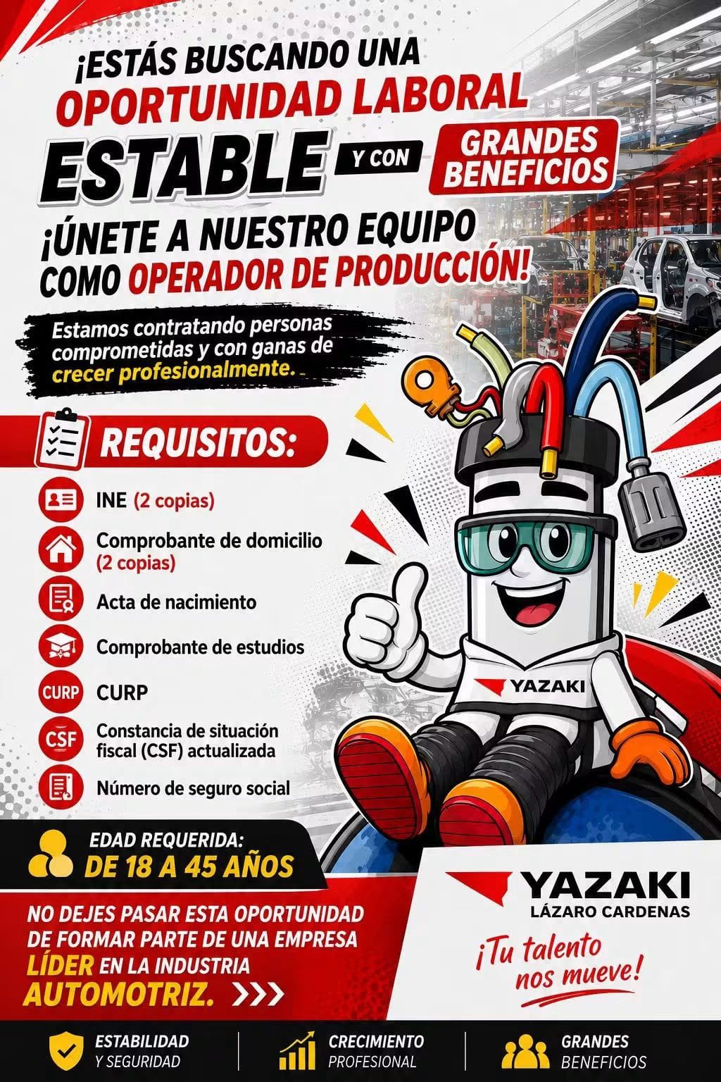 Operadores de producción