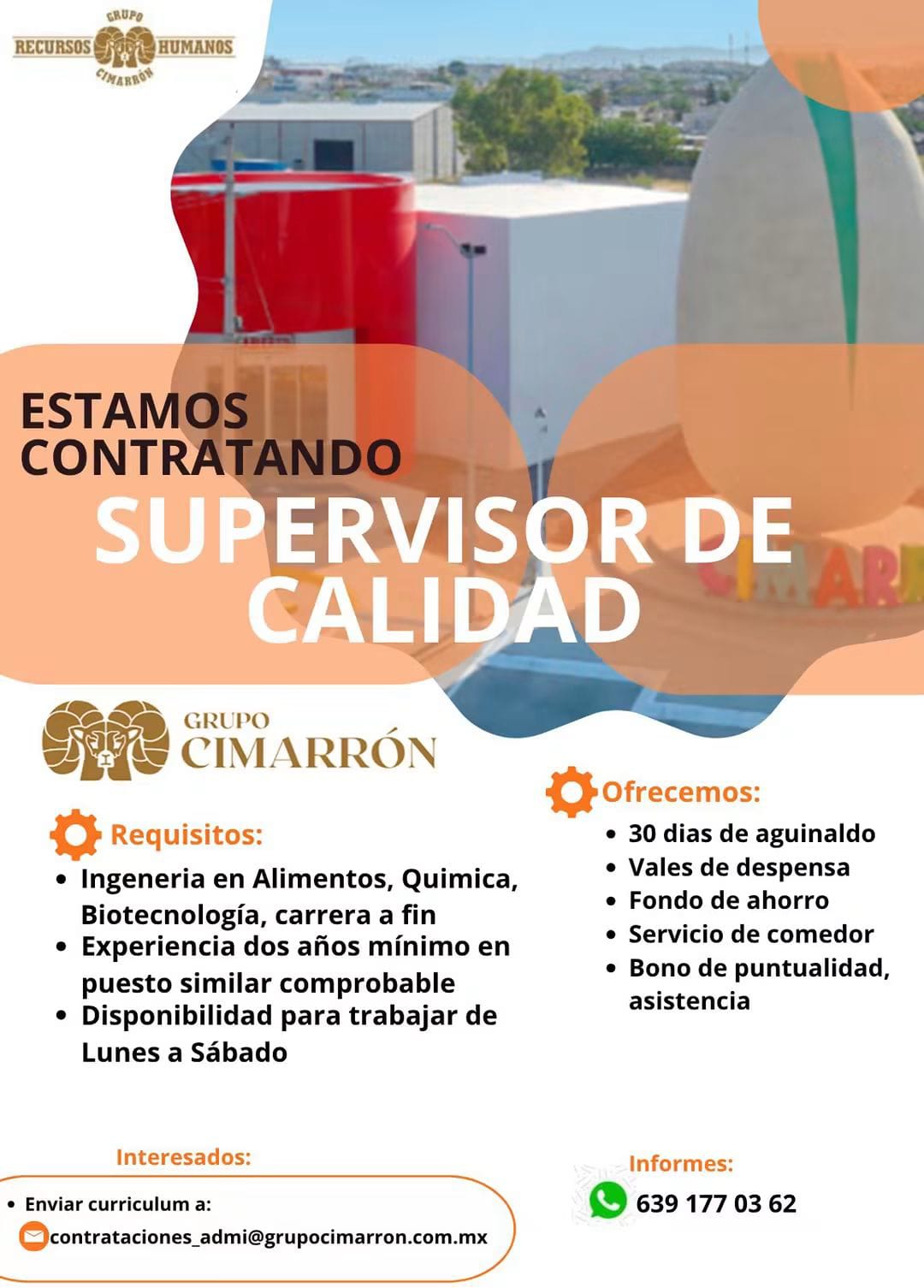 Supervisor de calidad