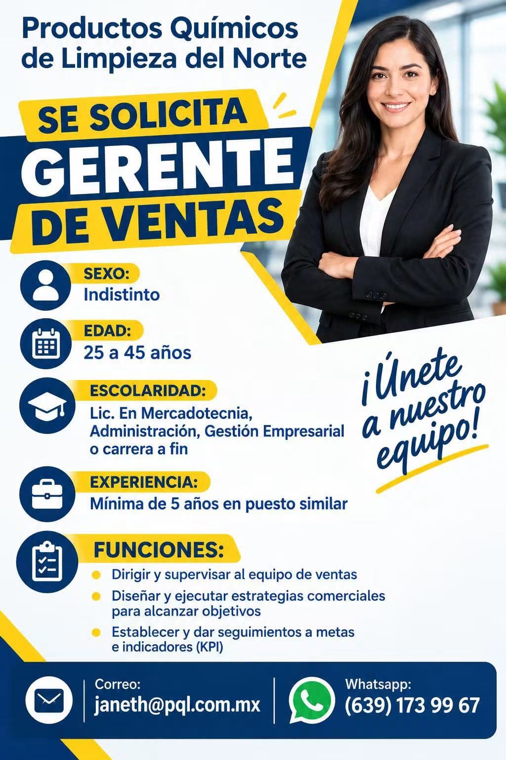 Gerente de ventas
