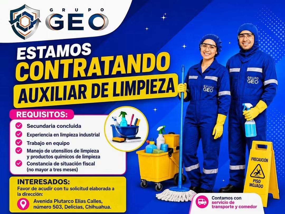 Auxiliar de limpieza