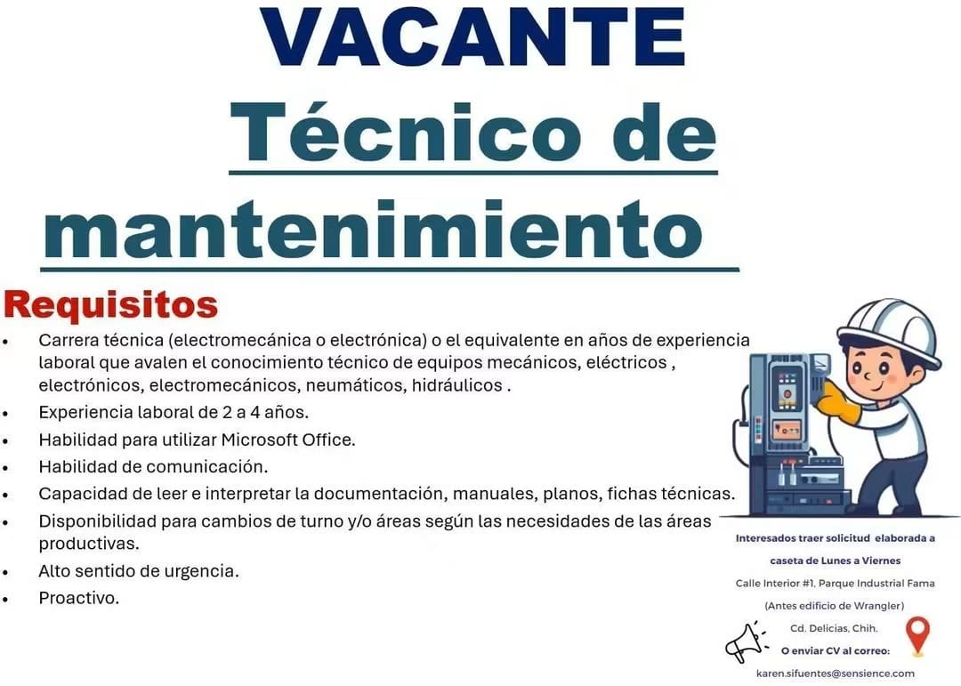 Tecnico de matenimiento