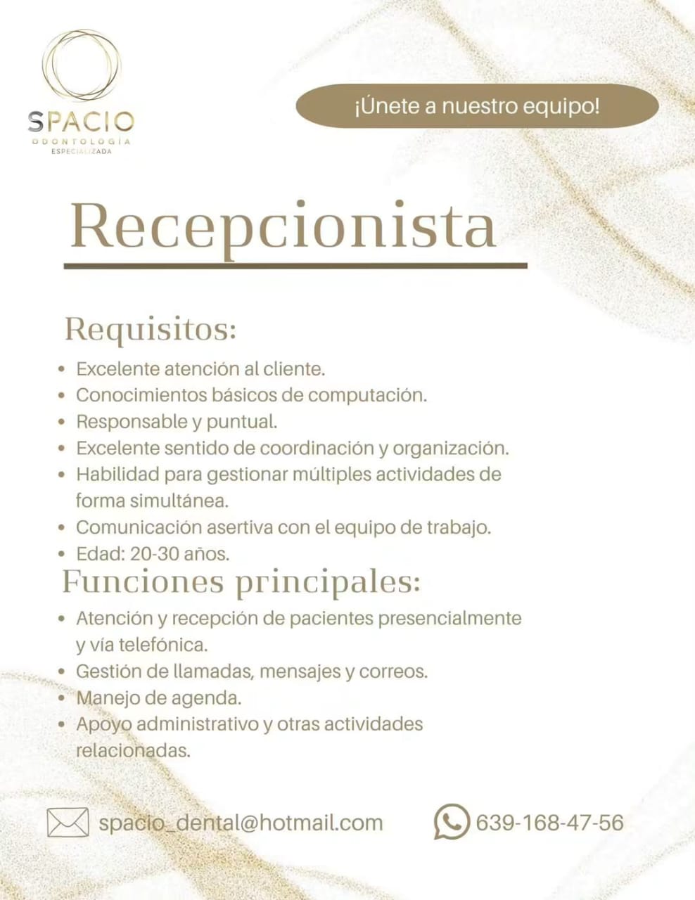 Recepcionista