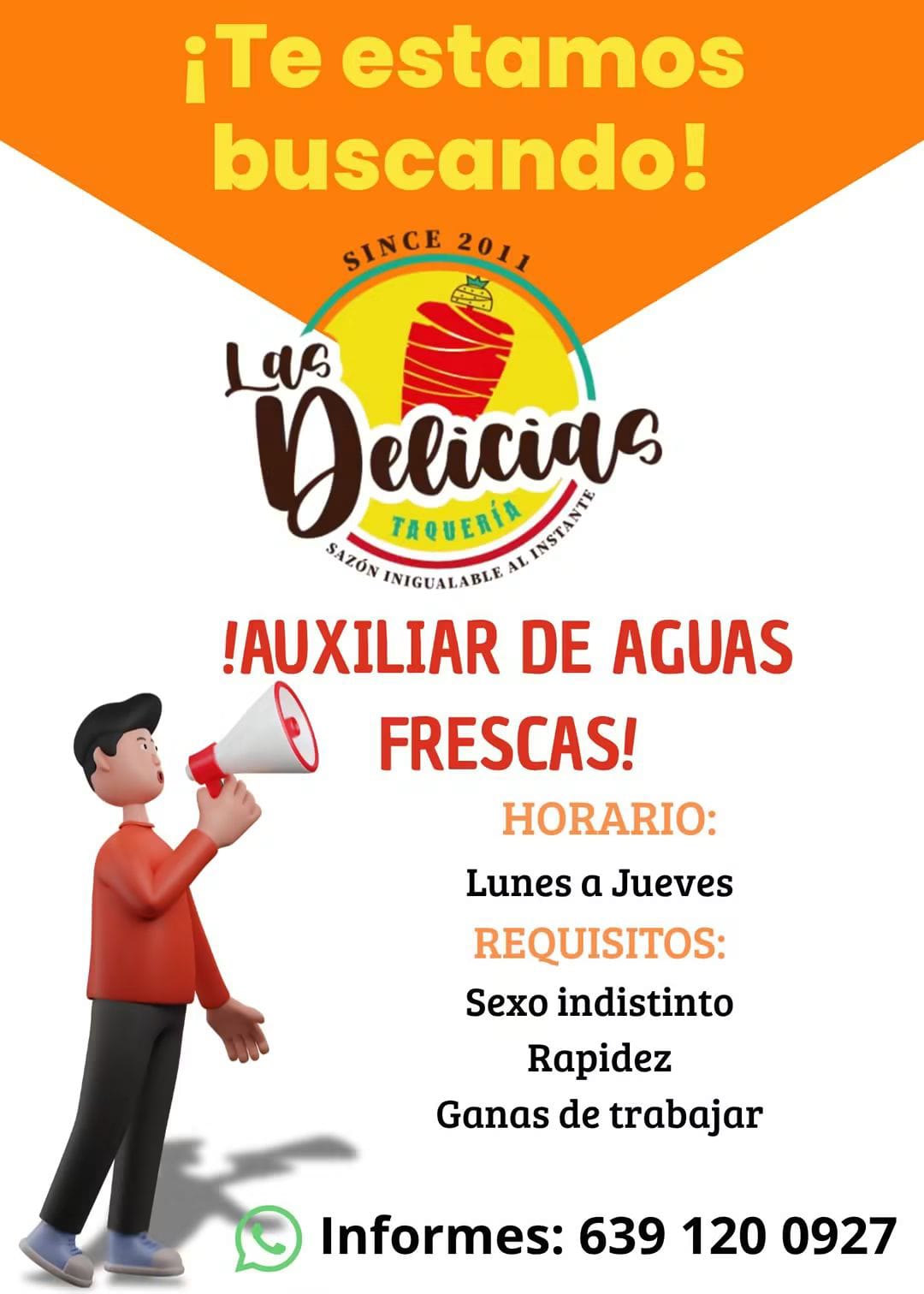 Auxiliares de agua fresca