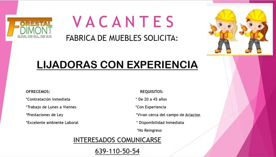 Lijadoras con experiencia