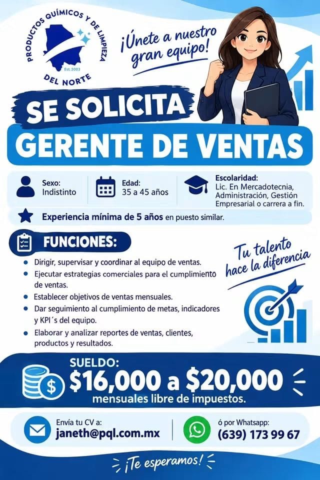 Gerente de ventas
