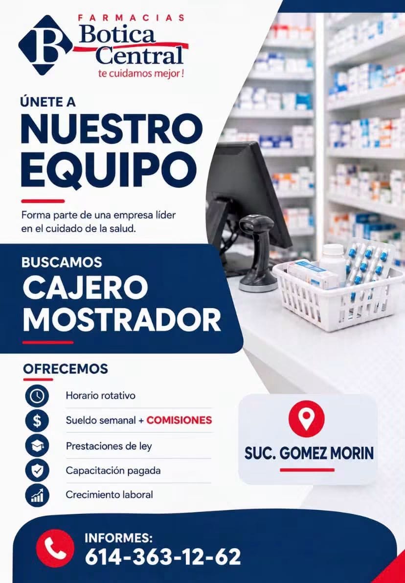 Cajero mostrador