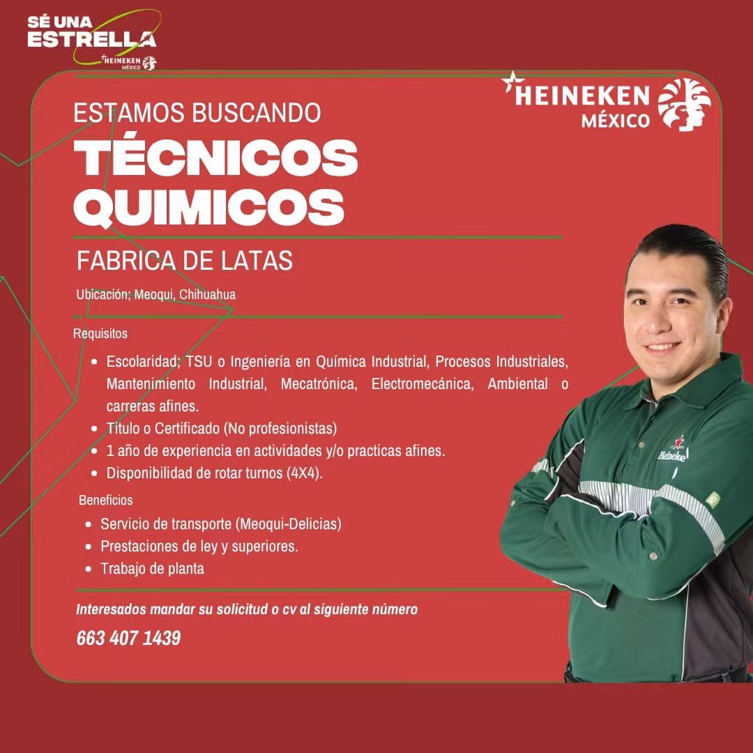 Técnicos químicos