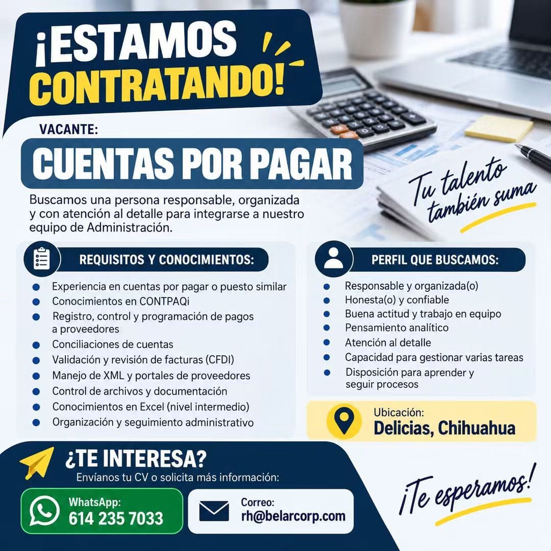 Cuentas por pagar
