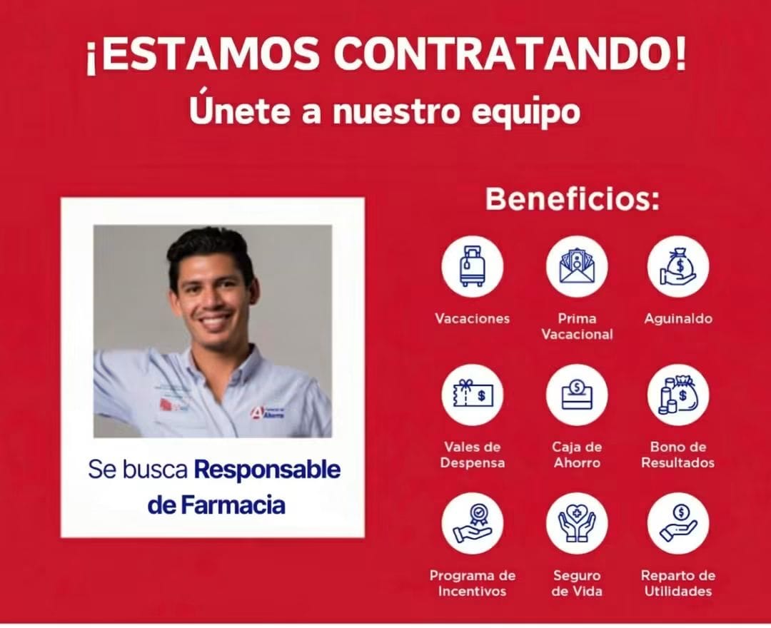 Responsable para farmacia