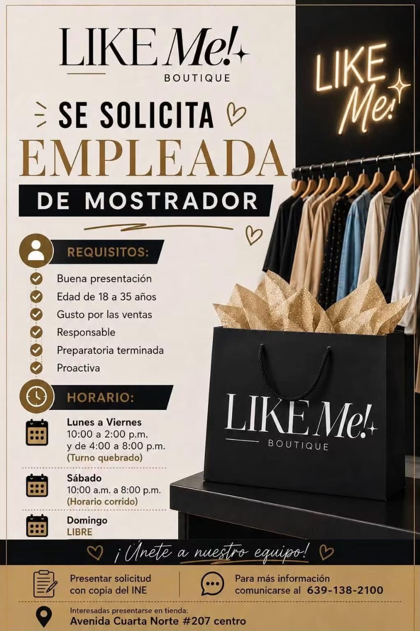 Empleada de mostrador