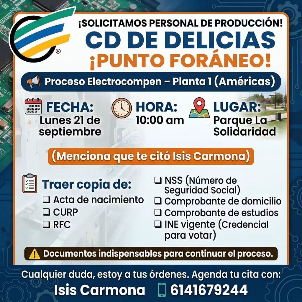 Operadores de producción