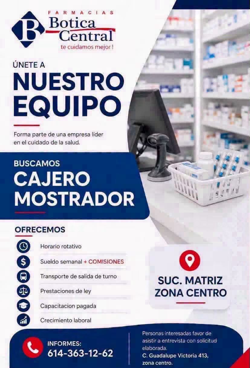 Cajero de mostrador